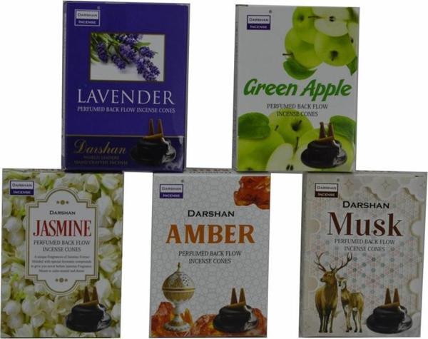 Darshan 5 Farklı Aromatik Tütsü 50 Adet - Image 1