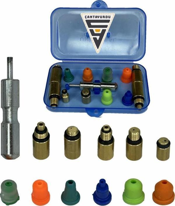 Dupont İbelo Carrier Dunhil Ronson Univeral Gaz Aparatı 12'li Set - Image 1