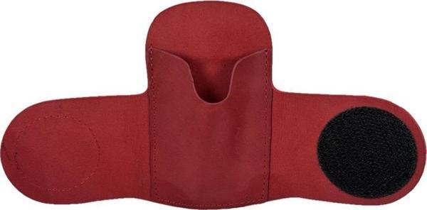 Hakiki Deri Stetoskop Tutucu Organizer Holder Kırmızı - Image 1