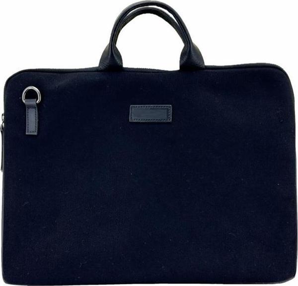 Kanvas Laptop Çantası 13 İnç Siyah - Image 1