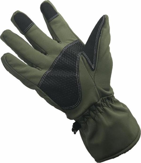 Softshell Cay250 L Beden Motosiklet Spor Eldiveni Yeşil - Image 1