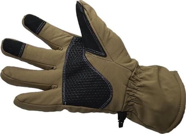 Softshell Cay251 L Beden Motosiklet Spor Eldiveni Brown - Image 1