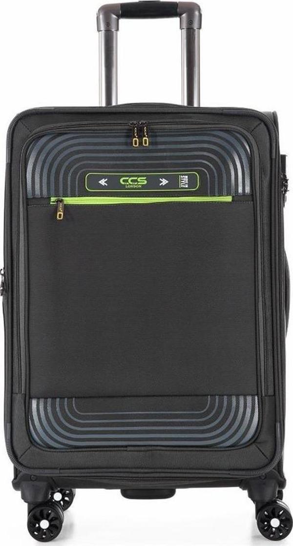 ÇÇS 620 Kumaş Orta Boy Valiz Gri - Image 1