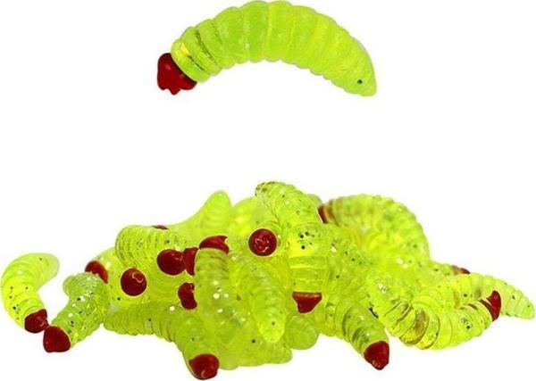 Sea Horse Worm  2 Cm Green-Red Head 10 Pcs - Image 1