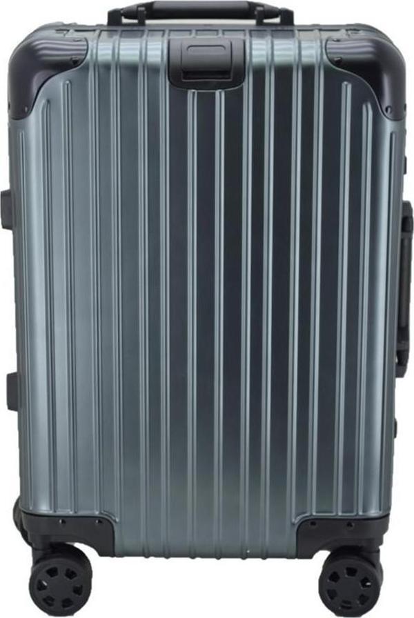 CCS 5250 Çekçekli Alüminyum Kasa Kabin Valiz Mavi - Image 1