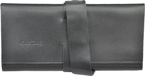 Hakiki Deri  Organizer Mini Rulo Siyah - Image 1