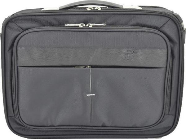 Kilitli Kasalı Kumaş Alet Evrak ve Laptop Çantası 17 İnç Siyah - Image 1
