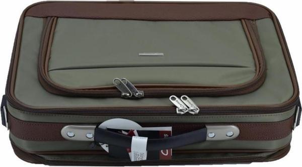 Kasalı Lüx Kabin Boy Evrak ve Business Çanta Yeşil 48 Cm - Image 1