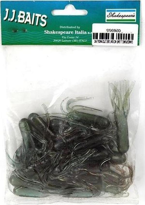 Shakespeare J.J Bait Actıon Tube 2,5"Siyah25li Pkt - Image 1