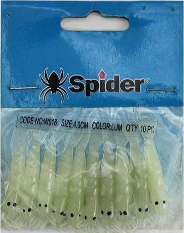 Spider Glow 4cm Karides - Image 1