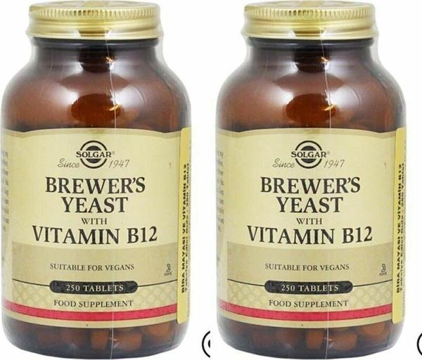 Brewer's Yeast With Vitamin B12 250 Tablet 2 Adet - Image 1