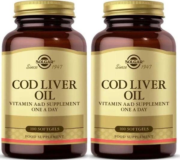 Cod Liver Oil 100 Kapsül 2 Adet - Image 1