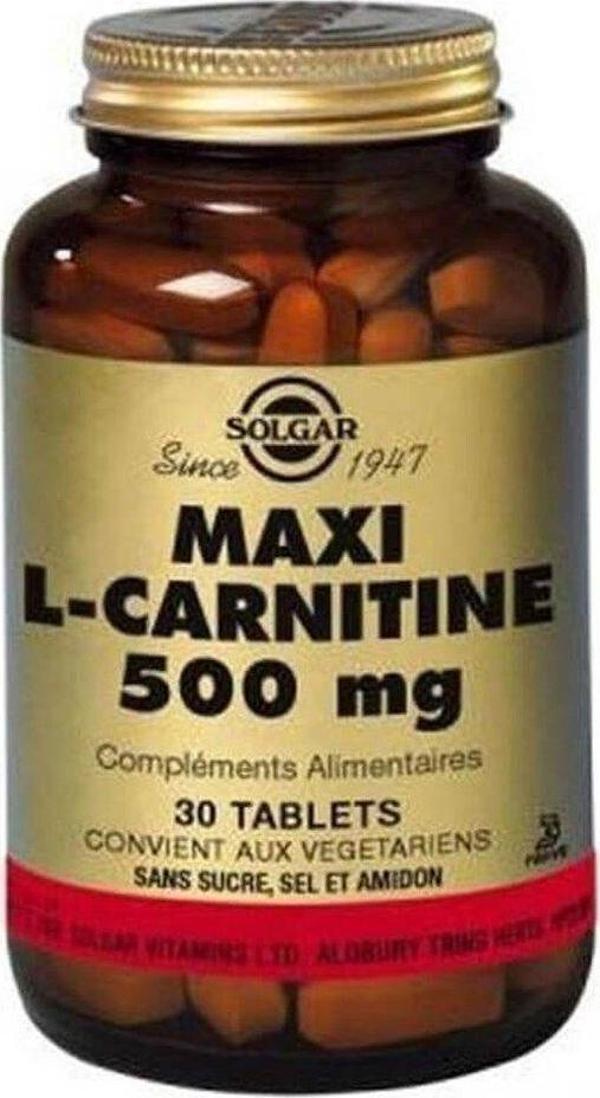 Maxi L-carnitine 500 Mg 30 Tablet - Image 1