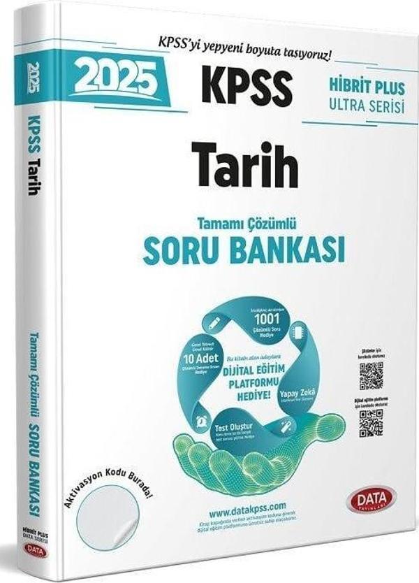 Data 2025 KPSS Tarih Ultra Soru Bankası Çözümlü Data Yayınları - Data Yayınları - Image 1