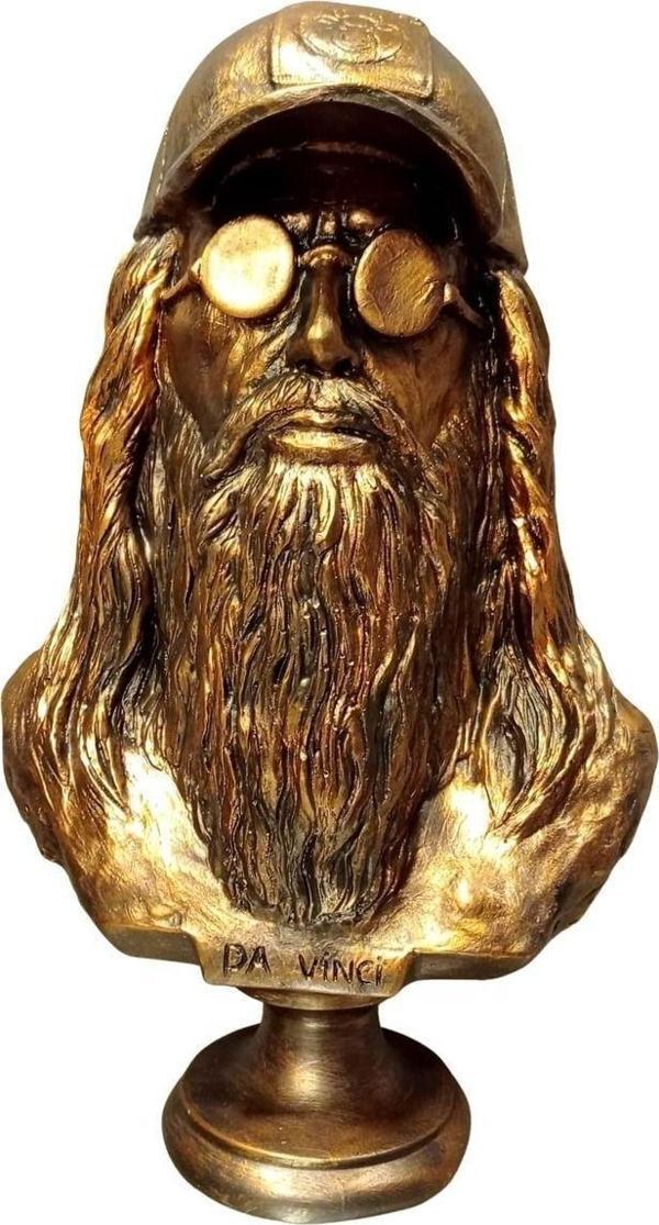 By Ari Ev Dekorasyon Da Vinci Büst Heykel Biblo Hk127-11 - Image 1