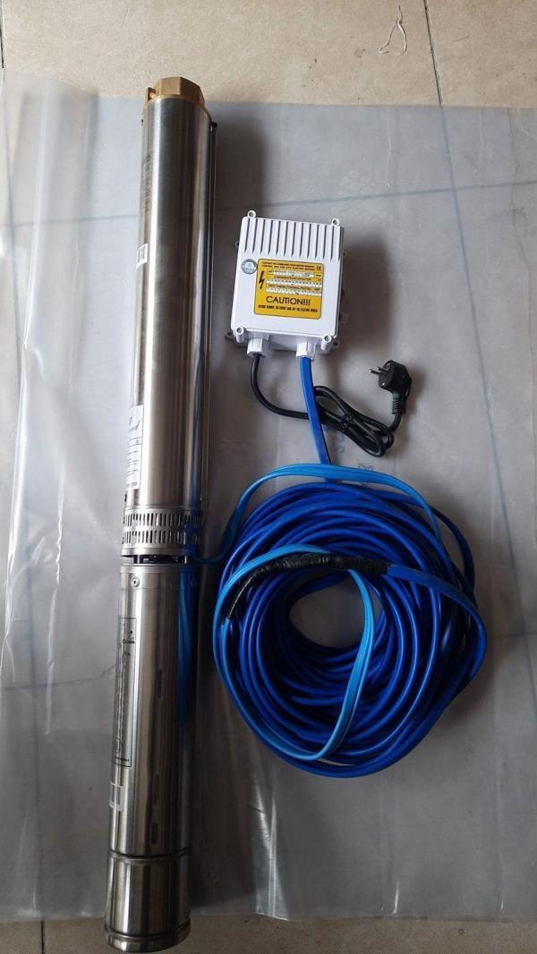 4SDM12/6 1,5HP ALARKO MONOFAZE 30 MT KABLOLU VE PANOLU TAKIM DALGIÇ POMPA - Image 1