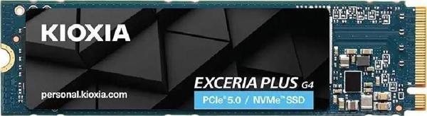 KIOXIA LVD10Z002TG8 EXCERIA PLUS G4 NV M.2 2TB (10000/8200MB/s) PCIe + NVMe SSD Disk (GEN5) - Image 1