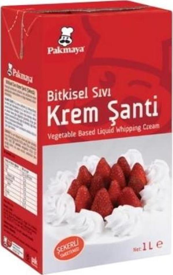 Pakmaya Bitkisel Sıvı Krem Şanti Şekerli (1 L) - Image 1