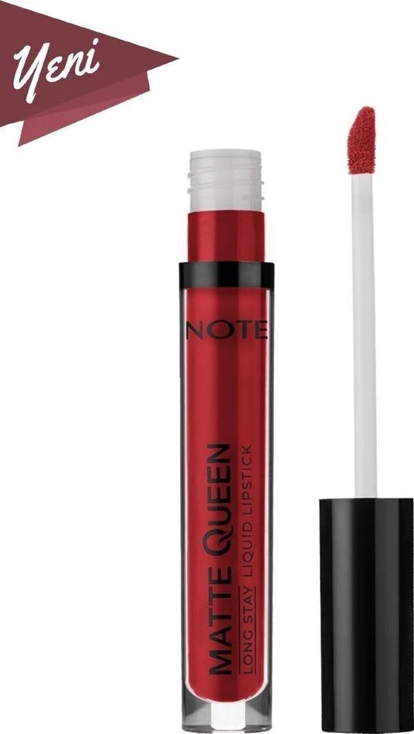 Note Matte Queen Long Stay Lıquıd Lıpgloss 15 Majestıc Red - Image 1