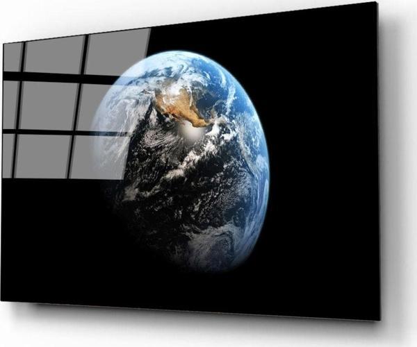 İdealizbiz Dünya Cam Tablo - Image 1