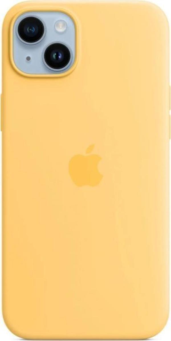 Apple iPhone 14 Plus MagSafe Özellikli Silikon Kılıf Sıcak Sarı MPTD3ZM/A - Image 1
