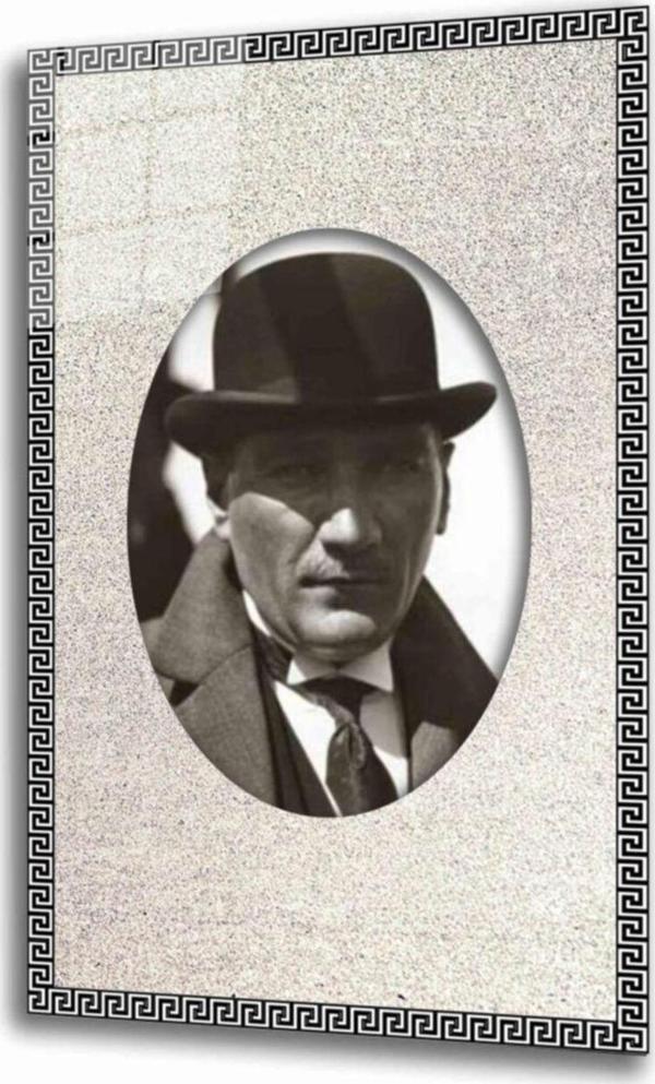İdealizbiz Atatürk Cam Tablo - Image 1