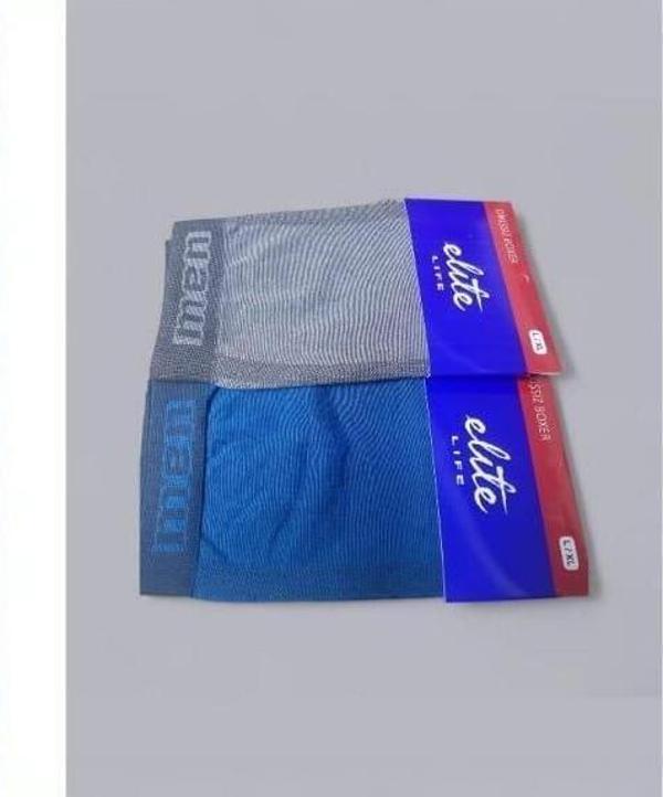 Elite life  KARIŞIK RENKLİ boxer 2'li  - Image 1