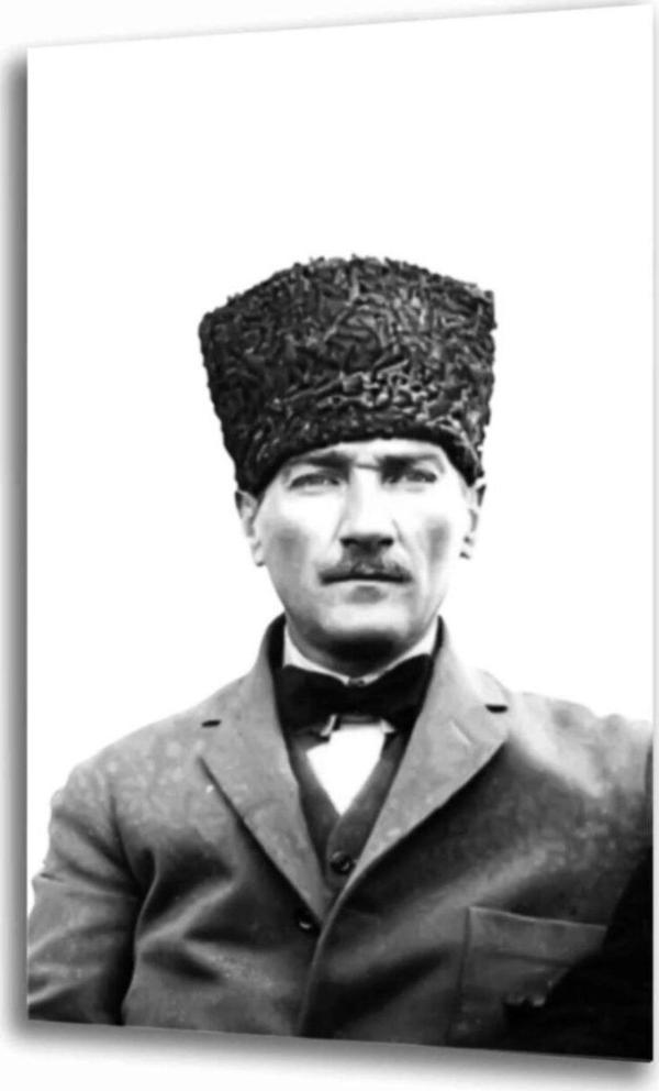 İdealizbiz Atatürk Cam Tablo 4 - Image 1