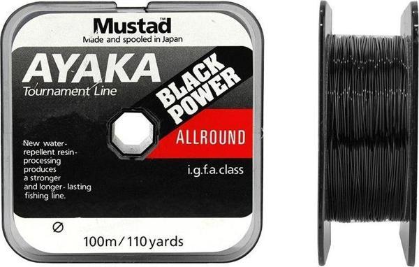 Mustad Ayaka Black Power Allround 0,90mm 100mt - Image 1