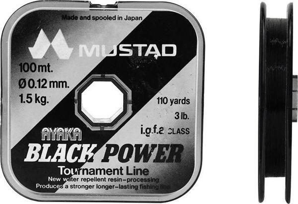 Mustad Ayaka Black Power Tournament L. 0,14mm 100m - Image 1