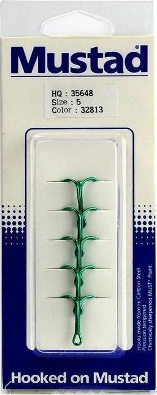 Mustad Hq:35648 No:9 Yeşil 3 Lü İğne - Image 1