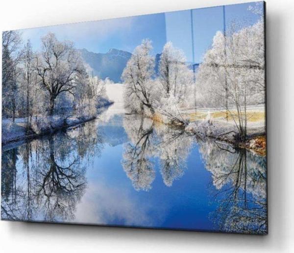 İdealizbiz Doğa Manzara Cam Tablo 4Mm Dayanıklı Temperli Cam - Image 1