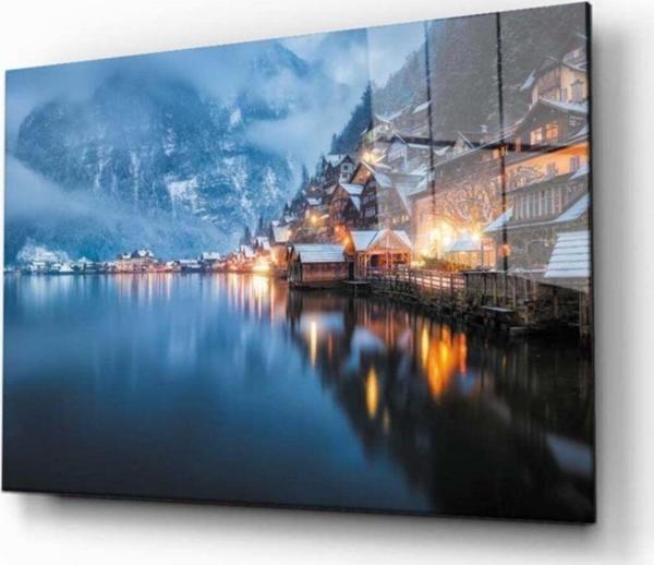İdealizbiz Doğa Manzara Cam Tablo 4Mm Dayanıklı Temperli Cam - Image 1