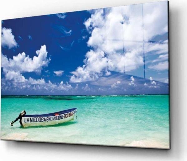 İdealizbiz Doğa Manzara Cam Tablo 4Mm Dayanıklı Temperli Cam - Image 1