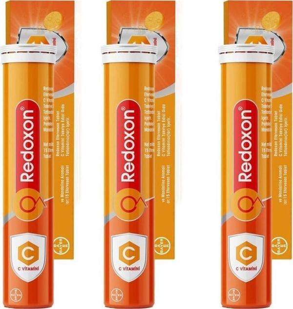 Redoxon Vitamin C 1000mg Effervesan 15 Tablet | 3 Adet - Image 1