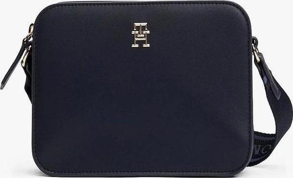 Tommy Hilfiger Monotype Askılı Siyah Kamera Kadın Çantası - Image 1
