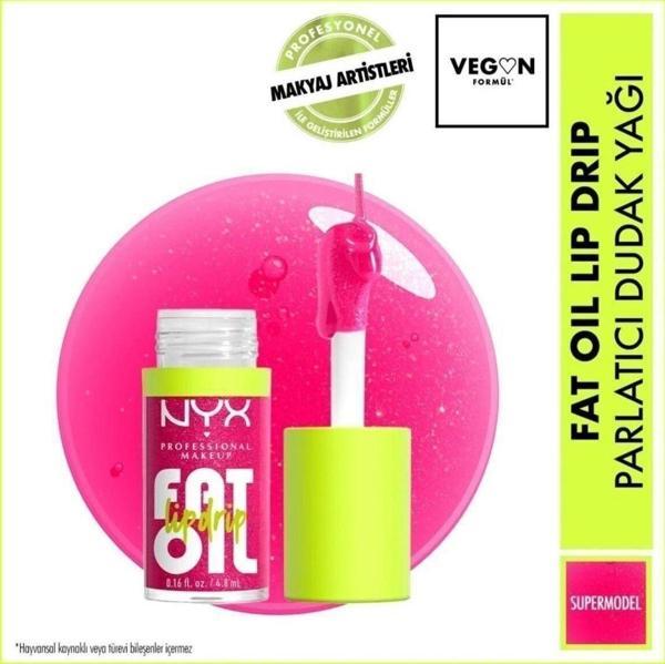 Nyx Professional Makeup Fat Oil Lip Drip Parlatıcı Dudak Yağı - Image 1