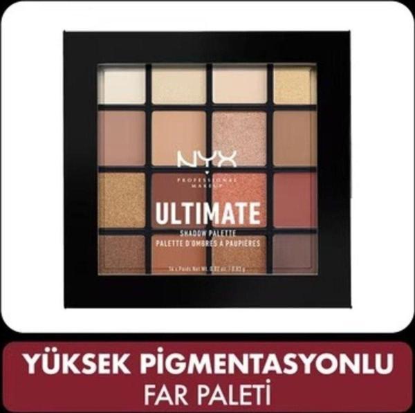 Nyx Professional Makeup Ultimate Shadow Palette Warm Neutrals - Image 1