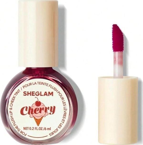 Sheglam For The Flush Lıp & Cheek Tınt, Cherry,Uzun Süre Kalıcı Çok Amaçlı Tint - Image 1