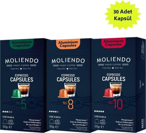 Alüminyum Kapsül Kahve Tanışma Paketi (30 Adet Nespresso Uyumlu Alüminyum Kapsül Kahve) - Image 1