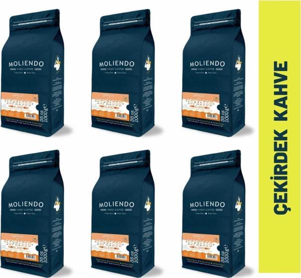 Amalfi Espresso Blend Kahve Avantaj Paketi (Çekirdek Kahve)  6*1000 g - Image 1