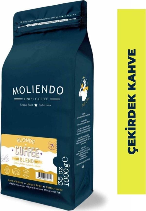 Blonde Coffee Blend Kahve (Çekirdek Kahve) 1000 g - Image 1