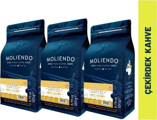 Blonde Coffee Blend Kahve Avantaj Paketi (Çekirdek Kahve) 3*250 g - Image 1