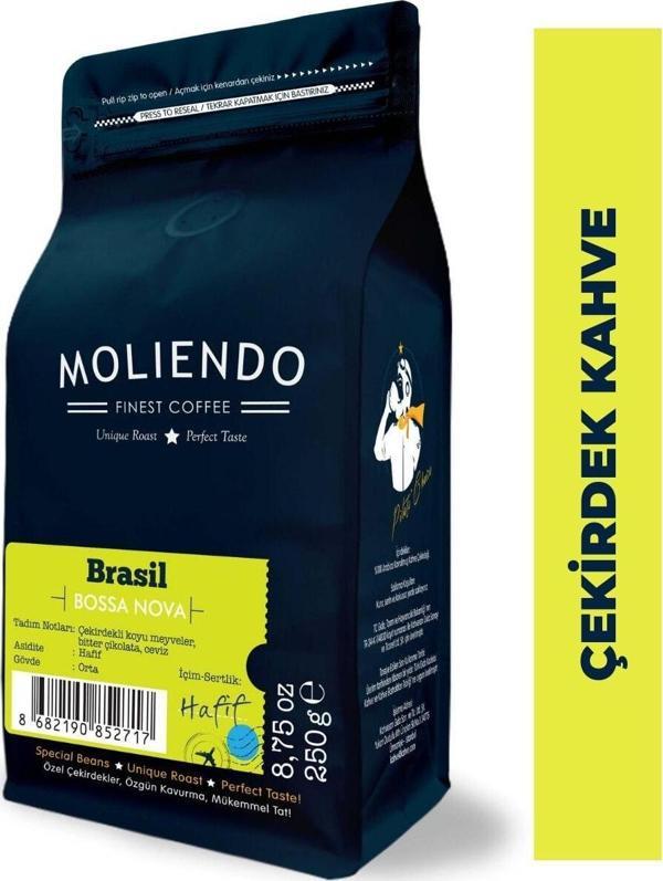 Brasil Bossa Nova Yöresel Kahve (Çekirdek Kahve) 250 g - Image 1