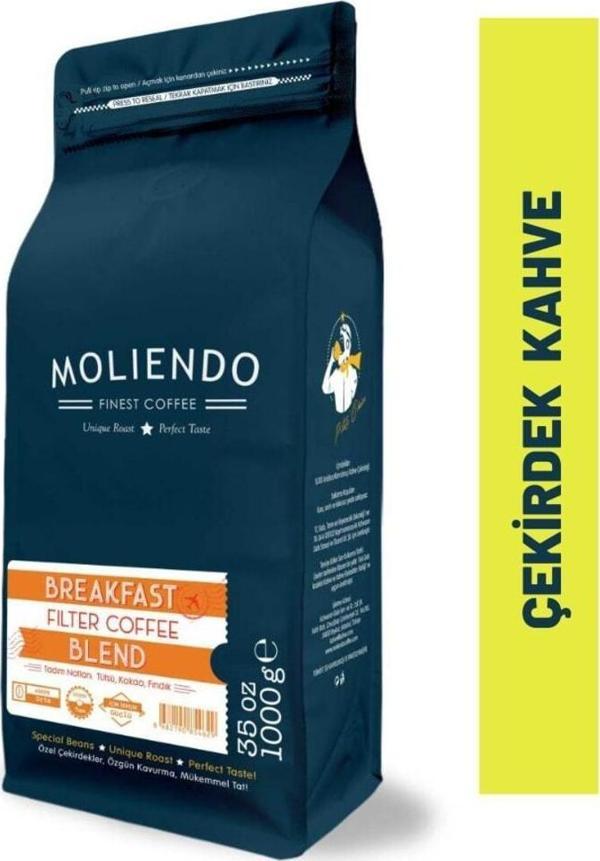 Breakfast Blend Filtre Kahve (Çekirdek Kahve) 1000 g - Image 1