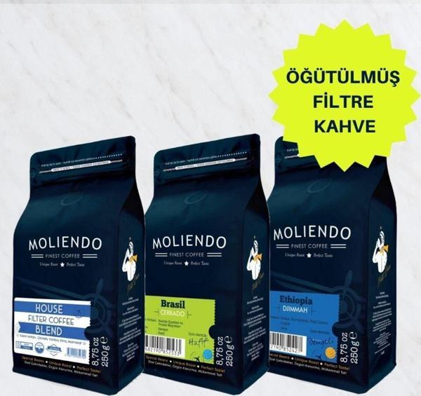 Ekonomik Filtre Kahve Avantaj Paketi (Öğütülmüş Filtre Kahve) 3*250 g - Image 1