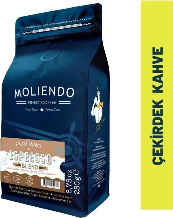 Positano Espresso Blend Kahve (Çekirdek Kahve) 250 g - Image 1