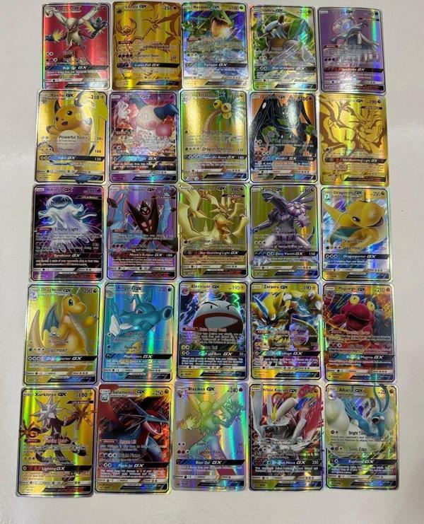 Pokemon Oyun Kartı Yeni Seri  GX Özel Parlak Oyun Kartı (25) - Image 1