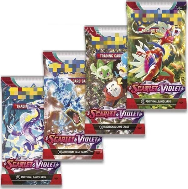 Pokemon Scarlet & Violet Oyun Kartı 4 Paket - Image 1