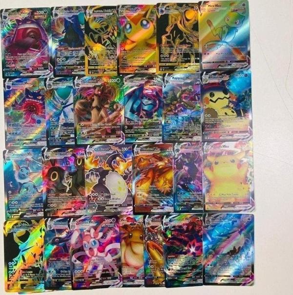 Pokemon Vmax Oyun Kartı Özel Ve Parlak Kart (25 Adet) - Image 1